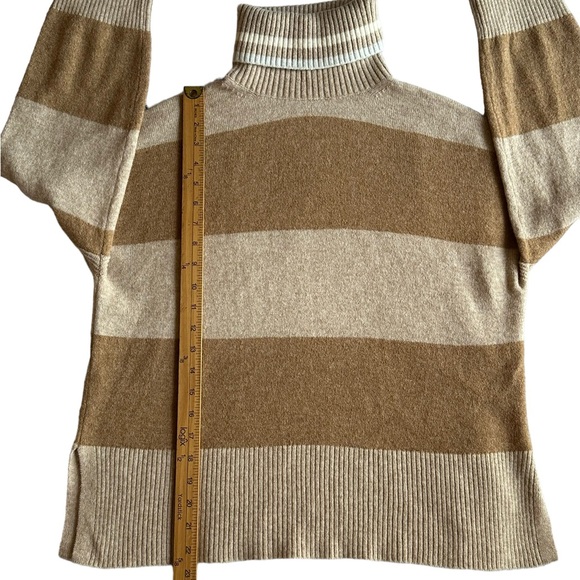 J. Crew Women's Striped Turtleneck Sweater in Supersoft Yarn‎ Small - Picture 9 of 16